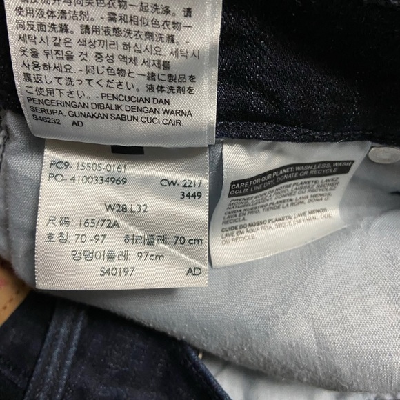 Levi’s 505 Straight Leg Jeans Blue - Picture 6 of 16